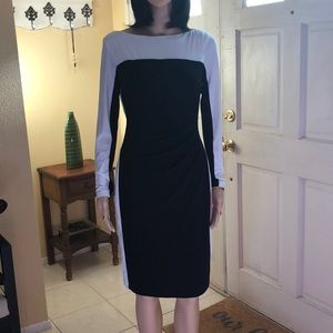 Black and white dress